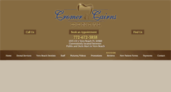 Desktop Screenshot of cromerandcairnsdental.com